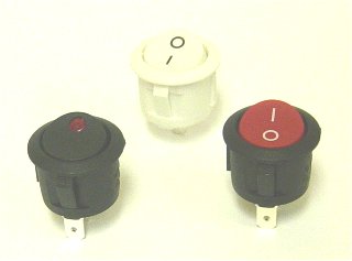 RL3-5 Round Rocker switch